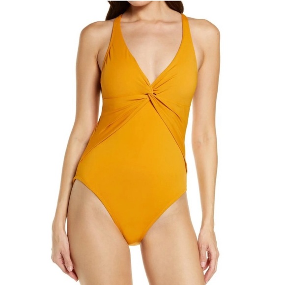 Bleu Rod Beattie One Piece Swimsuit Desert Dreams Yellow Gold - Picture 12 of 12